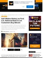 SoFi's Bold Move: Bitcoin Trading For 12.6 Million Customers