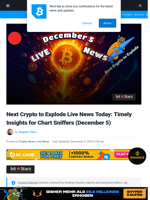 Live Next Crypto to Explode Updates: Bitcoin Sentiment Reignites Altseason Hopes and More...
