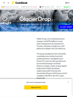 RWA News: Abu Dhabi Firm With $370M in Assets to Offer Yield on Ripple's Stablecoin