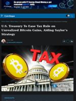 New U.S. Treasury CAMT Rule to Exempt Unrealized Bitcoin Gains
