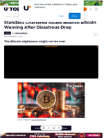 Standard Chartered Issues Bearish Bitcoin Warning After Disastrous Drop