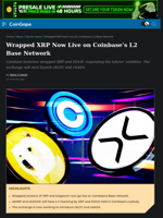 Wrapped XRP Now Live on Coinbase's L2 Base Network
