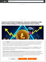 Litecoin (LTC) Price Prediction: Litecoin Could Retest $85 Before Rebounding to $102 Amid Market Uncertainty - Brave New Coin