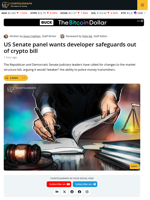 Senate Judiciary Wants Dev Protections Out of Crypto Bill