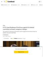 FTX's Sam Bankman-Fried loses appeal of criminal conviction on fraud, conspiracy charges