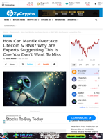 How Can Mantix Overtake Litecoin & BNB? Why Are Experts Suggesting This Is One You Don't Want To Miss