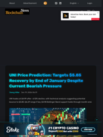 UNI Price Prediction: Targets $5.85 Recovery by End of January Despite Current Bearish Pressure - Blockchain.News