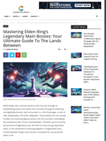 Mastering Elden Ring’s Legendary Main Bosses: Your Ultimate Guide to the Lands Between - CryptoCoin.News