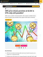 XRP Price Holds $2.50: Can It Resume Its Bull Market Uptrend?