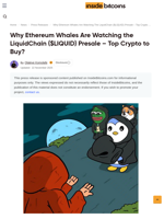 Why Ethereum Whales Are Watching the LiquidChain ($LIQUID) Presale - Top Crypto to Buy? - InsideBitcoins.com