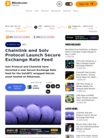 Chainlink and Solv Protocol Launch Secure Exchange Rate Feed – Defi Bitcoin News