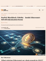PayPal, BlackRock, Fidelity – Inside Ethereum’s $18.6B tokenization boom - AMBCrypto