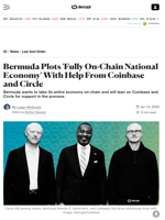 Bermuda Plots 'Fully On-Chain National Economy' With Help From Coinbase and Circle - Decrypt