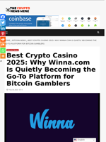Best Crypto Casino 2025: Why Winna.com Is Quietly Becoming the Go-To Platform for Bitcoin Gamblers - The Crypto News Wire