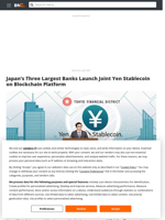 Japan's Three Largest Banks Launch Joint Yen Stablecoin on Blockchain Platform - Brave New Coin
