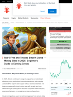 Top 6 Free and Trusted Bitcoin Cloud Mining Sites in 2025: Beginner’s Guide to Earning Crypto - NullTX