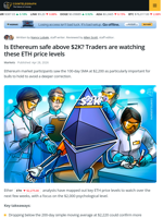 Ethereum Traders Say Watch These ETH Price Levels Next
