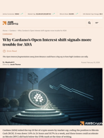Why Cardano's Open Interest shift signals more trouble for ADA - AMBCrypto