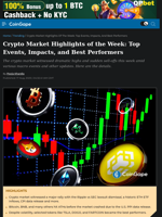 Crypto Market Highlights of the Week: Top Events, Impacts, and Best Performers