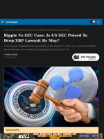 Ripple Vs SEC Case: Is US SEC Poised To Drop XRP Lawsuit By May?