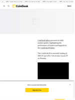CoinDesk 20 Performance Update: Chainlink (LINK) Gains 8.4%,
Leading Index Higher