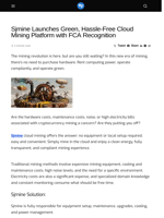 Sjmine Launches Green, Hassle-Free Cloud Mining Platform with FCA Recognition - Visionary Financial