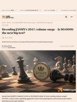 Decoding JASMY's 204% volume surge – Is $0.0096 the next big test? - AMBCrypto
