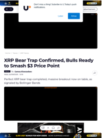 XRP Bear Trap Confirmed, Bulls Ready to Smash $3 Price Point - U.Today