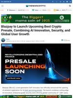 Blazpay to Launch Upcoming Best Crypto Presale, Combining AI Innovation, Security, and Global User Growth