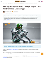 MIND Of Pepe Surges 134% Amid Terminal Launch Hype