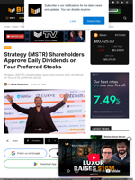 Strategy (MSTR) Shareholders Approve Daily Dividends On Four Preferred Stocks
