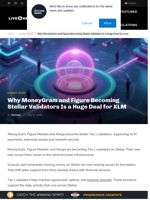 MoneyGram Joins Stellar Validators, Boosting XLM