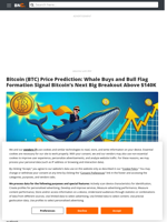 Bitcoin (BTC) Price Prediction: Whale Buys and Bull Flag Formation Signal Bitcoin’s Next Big Breakout Above $140K - Brave New Coin