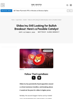 Shiba Inu Still Looking for Bullish Breakout: Here’s a Possible Catalyst