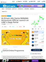 AI-Driven Idle Game BANANA Announces Official Launch on LINE’s Dapp Portal