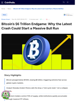 Bitcoin’s $6 Trillion Endgame: Why the Latest Crash Could Start a Massive Bull Run