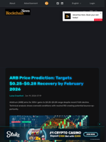 ARB Price Prediction: Targets $0.25-$0.28 Recovery by February 2026 - Blockchain.News