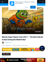 Bitcoin Hyper Hits $25.7M as Traders Buy the Market Dip: Best Altcoin to Buy Safely Now