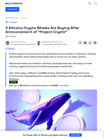 Whales Eye 3 Altcoins After SEC's 