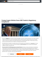 Trump Crypto Policies Favor XRP Tundra’s Regulatory Compliance - Brave New Coin