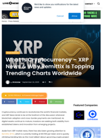 What Is Cryptocurrency - XRP News & Why Remittix Is Topping Trending Charts Worldwide | Live Bitcoin News