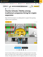 Charles Schwab, Traditional Companies Hiring for Crypto Push