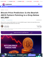 Bitcoin Price Prediction: Is the Bearish ABCD Pattern Pointing to a Drop Below $83,800?