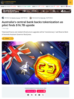 RBA Projects $16.7B Annual Gain from RWA Tokenization