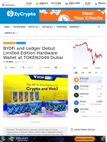BYDFi and Ledger Debut Limited Edition Hardware Wallet at TOKEN2049 Dubai