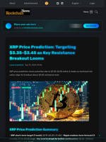 XRP Price Prediction: Targeting $3.35-$3.45 as Key Resistance Breakout Looms - Blockchain.News