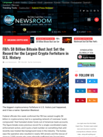 
FBI's $8 Billion Bitcoin Bust Just Set the Record for the Largest Crypto Forfeiture in U.S. History | Cryptocurrency News Live | Breaking Crypto News - Realtime Prices, Analysis, Predictions...
