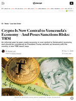 Crypto Is Now Central to Venezuela’s Economy—And Poses Sanctions Risks: TRM - Decrypt