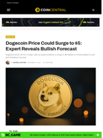 Dogecoin Price Could Surge to $5: Expert Reveals Bullish Forecast - CoinCentral