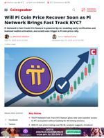 Pi’s Fast‑Track KYC Fuels Hopes for Price Recovery